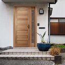 Ver imagem 2 de Kit Porta de Madeira Maciça Pe28 Vidro Lateral Cedro Arana Bat.12 Cm Gold Esel-213ax130l-ladodireito