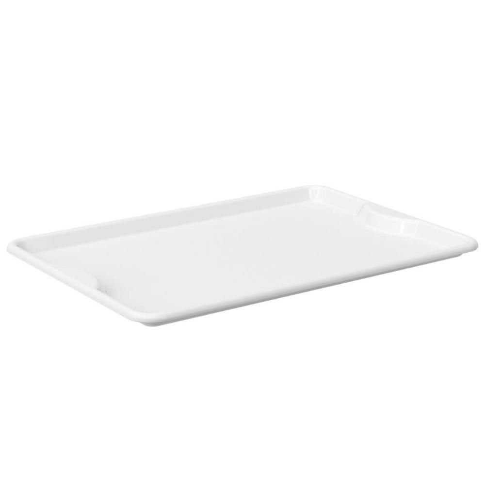 Bandeja Plástica 48x33cm Branca Alças Servir Coza Uno Horeca