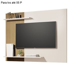 Painel para Sala Quarto para Tv Smart até 55 Polegadas Eliana 71 - Cores - Comprar Moveis em Casa:of - 5