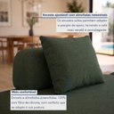 Ver imagem 4 de Sofá de Canto Modulado Orgânico com Almofadas e Base Madeira Maciça 280CMX340CM Madri