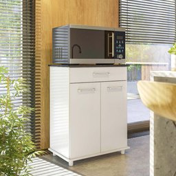 Balcão Multiuso 65cm com 2 Portas Multimóveis Cr20264 Branco - 2