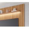 Painel Ripado para Tv até 65 Polegadas com Led 1 Prateleira Maragogi Naturale Permóbili - 6