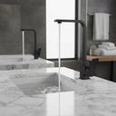 Ver imagem 2 de Torneira Misturador Moderna Slim 360º Cozinhas e Lavabos Alta Preta