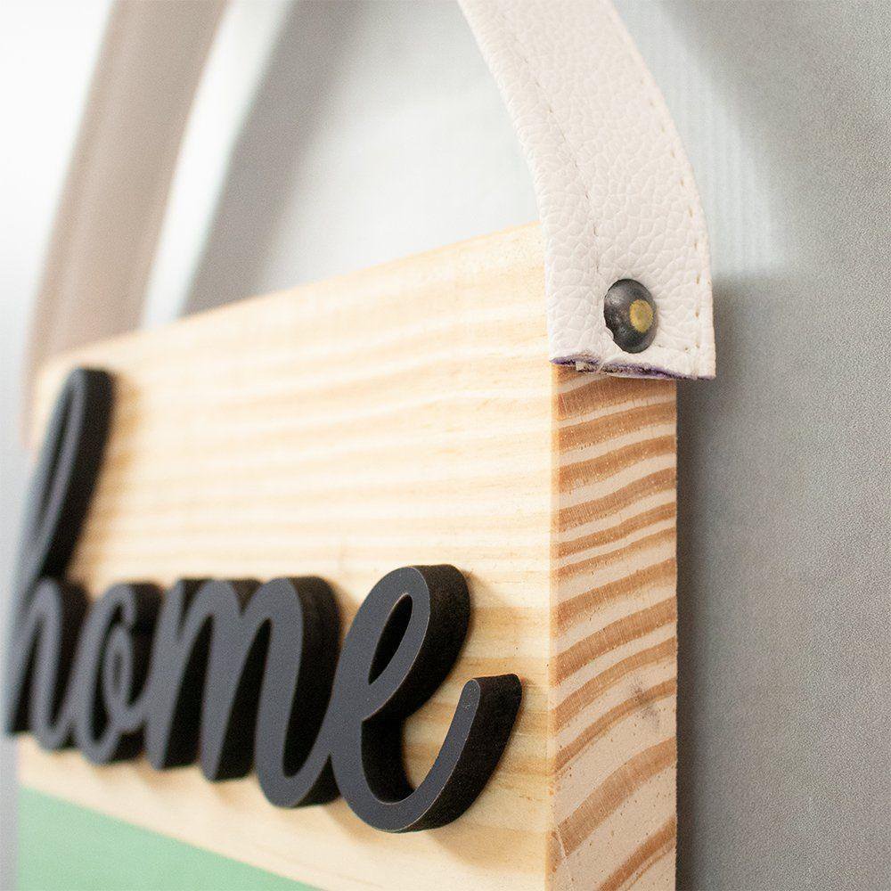 Porta-Chaves Em Pinus Verde Home 17Cm - 4