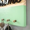 Porta-Chaves Em Pinus Verde Home 17Cm - 3
