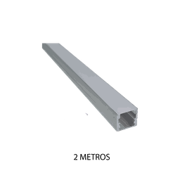 Perfil de Led Sobrepor Anodizado (Prata) 2 Metros - 1