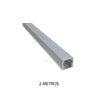 Perfil de Led Sobrepor Anodizado (Prata) 2 Metros - 1