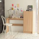 Ver imagem 6 de Mesa Manaus 2 Portas 2 Prateleiras Politorno Creme