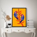 Ver imagem 1 de Quadro Decorativo Araras Tropical 24x18cm:madeira Preta
