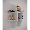 Ver imagem 1 de Nicho Hashtag Mdf Tx Branco Quarto infantil Estudo decoração