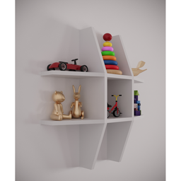 Nicho Hashtag Mdf Tx Branco Quarto infantil Estudo decoração - 1 Nicho Hashtag Mdf Tx Branco Quarto infantil Estudo decoração - 1