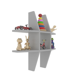 Nicho Hashtag Mdf Tx Branco Quarto infantil Estudo decoração - 4 Nicho Hashtag Mdf Tx Branco Quarto infantil Estudo decoração - 4