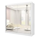 Ver imagem 3 de Guarda Roupa 2 Portas Las Vegas Branco D'doro