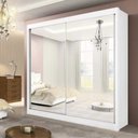 Ver imagem 1 de Guarda Roupa 2 Portas Las Vegas Branco D'doro