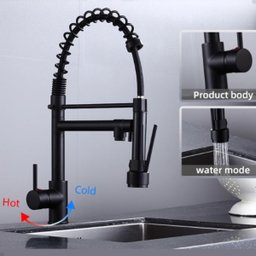 Torneira Gourmet Vip Monocomando Misturador Preto Black - 11