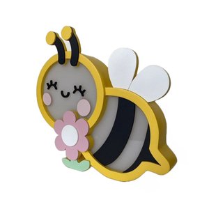 Luminária de Mesa Abelhinha - LML-77 BH BABY KIDS Bateria 9V