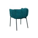 Ver mais imagens de Cadeira para Sala de Jantar Joy Estofada com Base de Aço