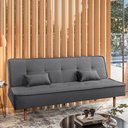 Ver imagem 3 de Sofá Cama Silver 3 Lugares Reclinável Suede 192 Cm Speciale Home