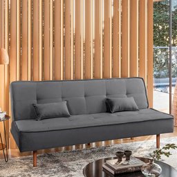 Sofá Cama Silver 3 Lugares Reclinável Suede 192 Cm Speciale Home - 3 Sofá Cama Silver 3 Lugares Reclinável Suede 192 Cm Speciale Home - 3