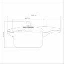 Ver imagem 5 de Panela de Pressão Tramontina Vancouver Effrect 6 Litros 24 Cm Vermelho em Alumínio Starflon Max