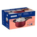 Ver imagem 4 de Panela de Pressão Tramontina Vancouver Effrect 6 Litros 24 Cm Vermelho em Alumínio Starflon Max