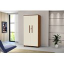 Ver imagem 1 de Armário Multiuso 2 Portas Dacar Canela/ Off White