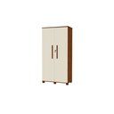 Ver imagem 5 de Armário Multiuso 2 Portas Dacar Canela/ Off White