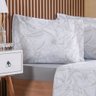 Jogo de Cama Casal 4 Pçs 200 Fios 100% Algodão 140x190x35cm Dessin - 2