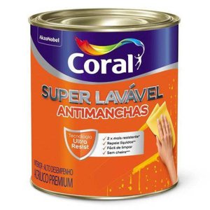 Tinta Coral Super Lavavel Branco Gelo Gl (Novo)