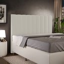 Ver imagem 2 de Cabeceira Cama Box Queen 160 Cm Dália W01 Bouclê Creme - Lyam Decor