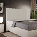 Ver imagem 1 de Cabeceira Cama Box Queen 160 cm Dália W01 Bouclê Creme - Lyam Decor