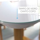 Ver imagem 5 de Conjunto Sala de Jantar Napole 6 Cadeiras Safira Veludo Móveis Mundial