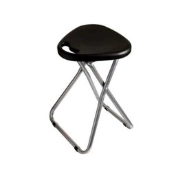 Banqueta Secalux de aço prata e preto Secalux - 1