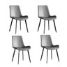 Kit Cadeira de Jantar Basic 4 Unidades White Arrow Cinza - 1