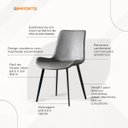 Ver imagem 7 de Kit Cadeira de Jantar Basic 4 Unidades White Arrow Cinza