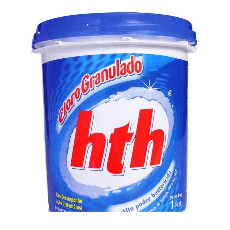 Cloro para Piscina Granulado 1kg Hth