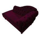 Ver imagem 3 de Diva Recamier Diana 185cm Lado Esquerdo Suede - Doce Sonho Móveis