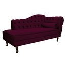 Ver imagem 2 de Diva Recamier Diana 185cm Lado Esquerdo Suede - Doce Sonho Móveis