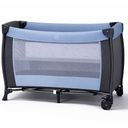 Ver imagem 5 de Berço de Bebê Portátil Zooper Azul com Trocador Mosquiteiro Bolsa e Caixa Musical Som e Luz Dobrável