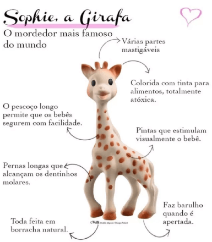 Mordedor Para Bebe Girafinha Sophie La Girafe Original - 4