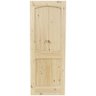 Porta De Madeira Interna Goede 2 Painéis Arco Em Pinus 71 X 203 cm - 1