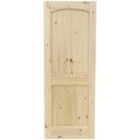 Ver imagem 1 de Porta de Madeira Interna Goede 2 Painéis Arco em Pinus 81 x 203 cm