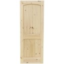 Ver imagem 1 de Porta de Madeira Interna Goede 2 Painéis Arco em Pinus 61 x 203 cm