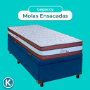 Ver imagem 4 de Cama Box Bau + Colchão Solteiro Molas Ensacadas Legaccy Paropas