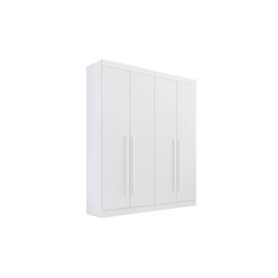 Guarda Roupa Roupeiro da Vinci 4 Portas Branco D'doro - 1