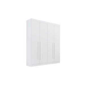 Guarda Roupa Roupeiro da Vinci 4 Portas Branco D'doro
