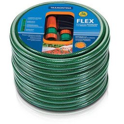 MANGUEIRA JARDIM FLEX ESP C/ENG 10M - VERDE - TRAMONTINA MULTI FERRAMENTAS S/A - 1