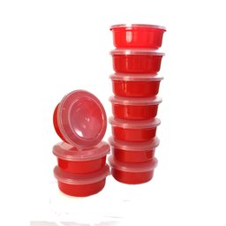 Pote Pequeno Vasilhas de Plástico Pequena Kit com 10 Em - 3 Pote Pequeno Vasilhas de Plástico Pequena Kit com 10 Em - 3