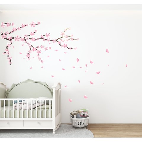 Adesivo de Parede Flor de Cerejeira Blossom Sakura