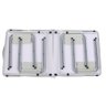 Kit Mesa Dobrável Portátil que Vira Maleta de Alúminio 120x60cm com 4 Banquinhos Dobráveis - 8